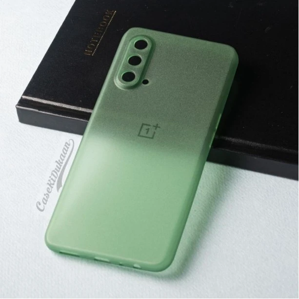 Ultra Thin Case For OnePlus Nord CE : Transparent Green