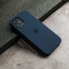 Dark Blue Silicon Case For iPhone 12 / 12 Pro