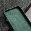 Midnight Green Silicon Case For iPhone 13 Pro