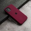 Wine Red Silicon Case For iPhone 12 / 12 pro