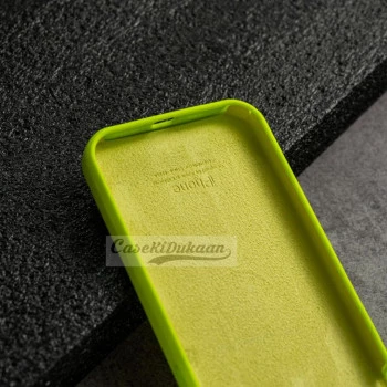 Sports Green Silicon Case For iPhone 13