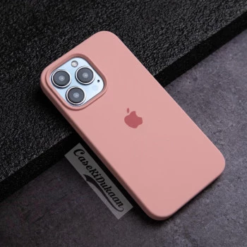 Light Pink Silicon Case For iPhone 14 Pro Max
