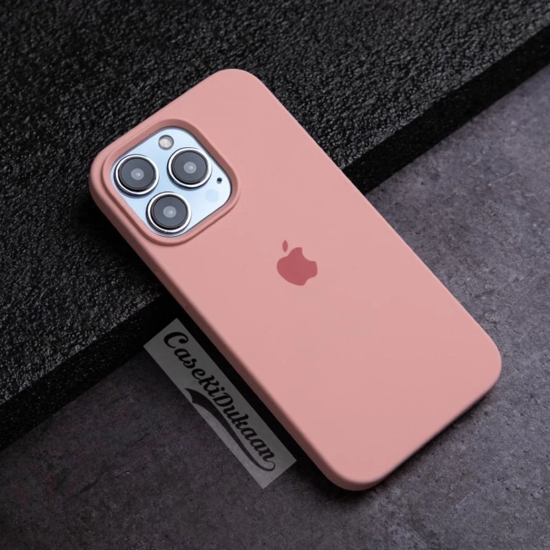 Light Pink Silicon Case For iPhone 13 Pro Max