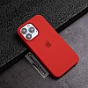 Red Silicon Case For iPhone 16 Pro Max