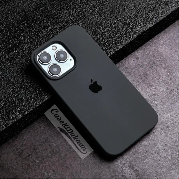 Dark Grey Silicon Case For iPhone 13 Pro Max