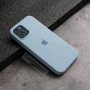 Light Blue Silicon Case For iPhone 16 Pro