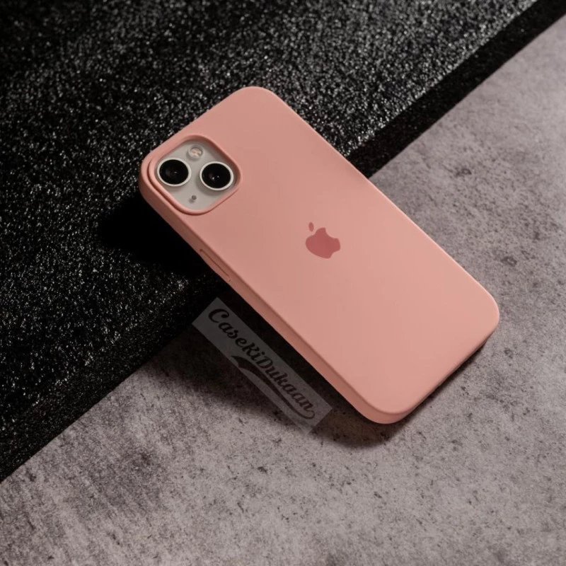 Light Pink Silicon Case For iPhone 13
