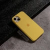 Yellow Silicon Case For iPhone 16 Plus