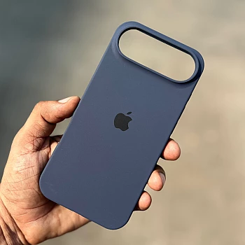 Dark Blue Silicon Case For iPhone 17 Air