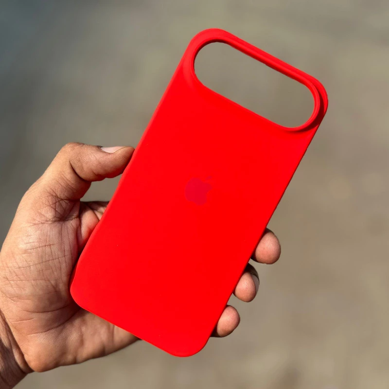 Red Silicon Case For iPhone 17 Air