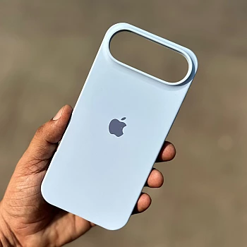 Light Blue Silicon Case For iPhone 17 Air