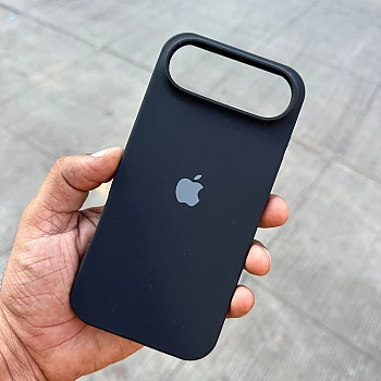 Black Silicon Case For iPhone 17 Air