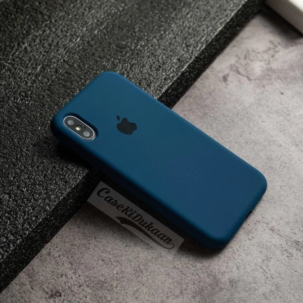 Olympic Blue Silicon Case For iPhone Xs
