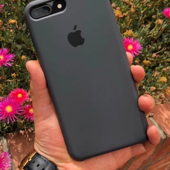 Dark Grey Silicon Case For iPhone