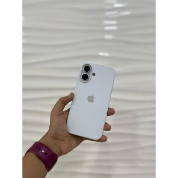 White Silicon Case For iPhone 17 Air