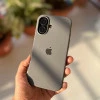 Dark Grey Silicon Case For iPhone 16 Plus
