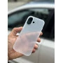 Ultra Thin Semi Transparent Case for iPhone 17 – White | Sleek & Minimal Cover