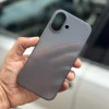 Ultra Thin Semi Transparent Case for iPhone 17 – Black | Sleek & Minimal Cover