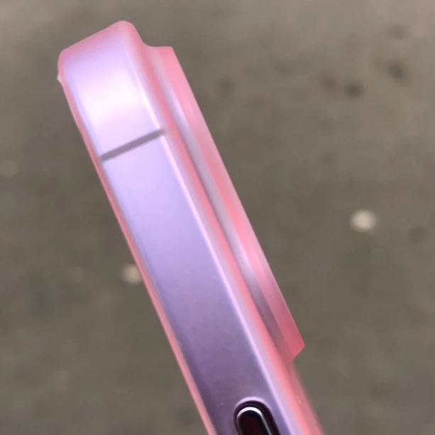 Pink Slim Transparent Ultra Thin Case For iPhone 13 Series