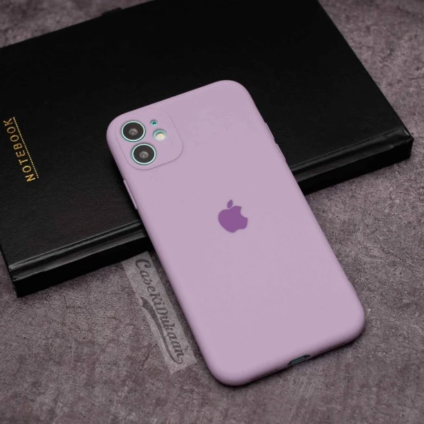 Lavender rubber soft case for iPhone 11