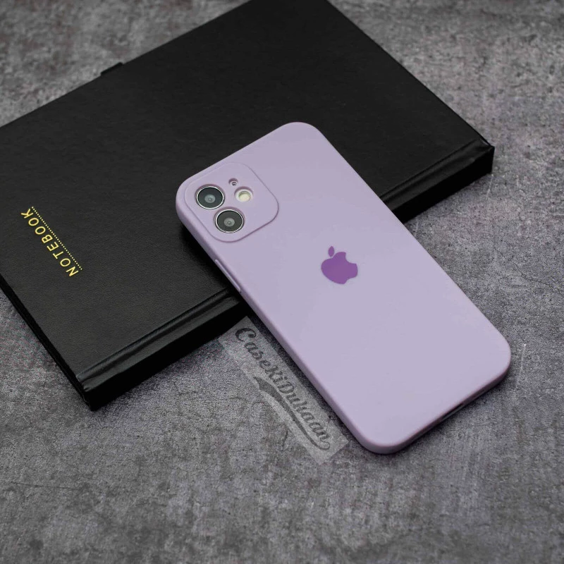 Lavendar rubber soft case for iPhone 12