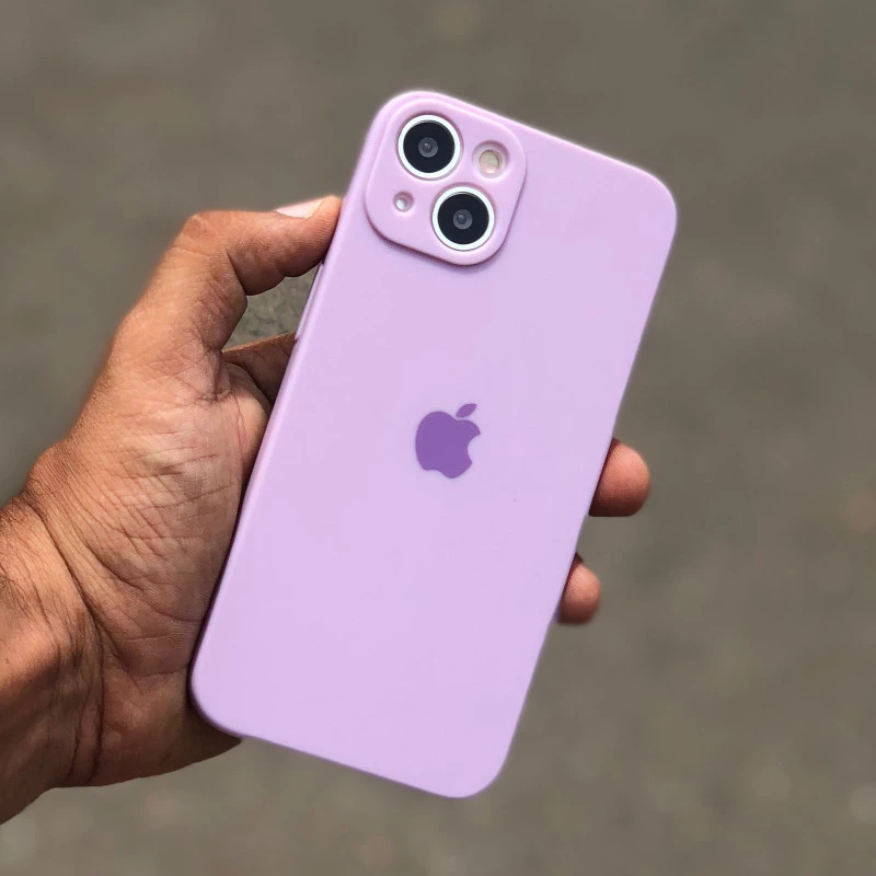 Lavendar Soft Rubber Case For iPhone 13