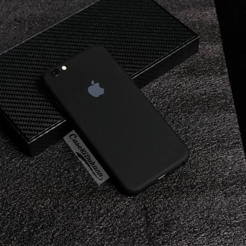 Soft Flexible Rubber Case For iPhone 6 plus - 6s plus Black