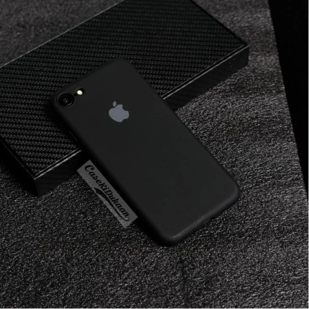 Soft Flexible Rubber Case For iPhone 7 / iPhone 8 Black