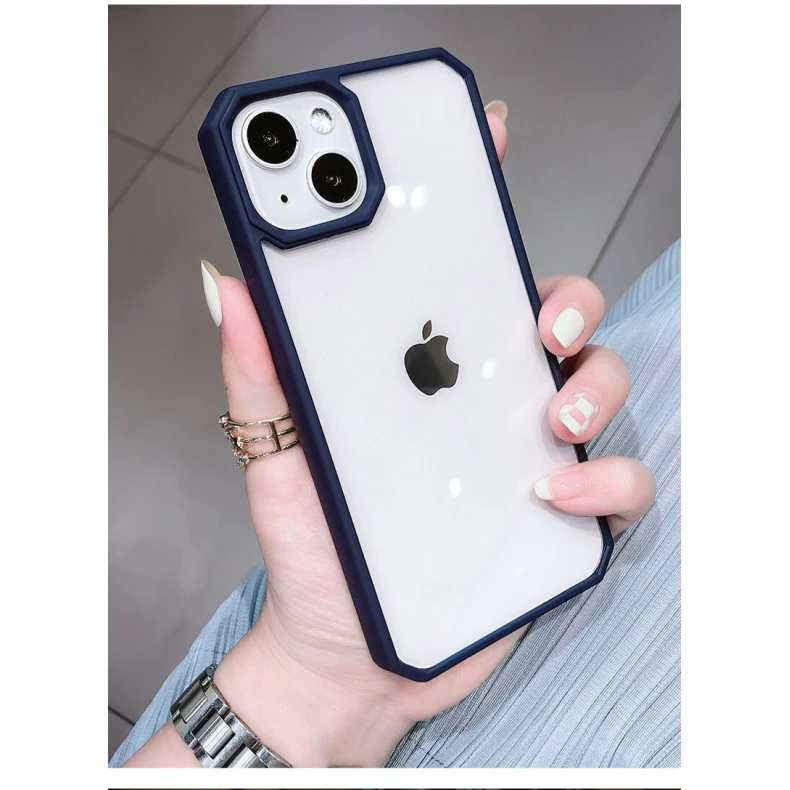 Black Bumper Shockproof Case For iPhone 14 Pro