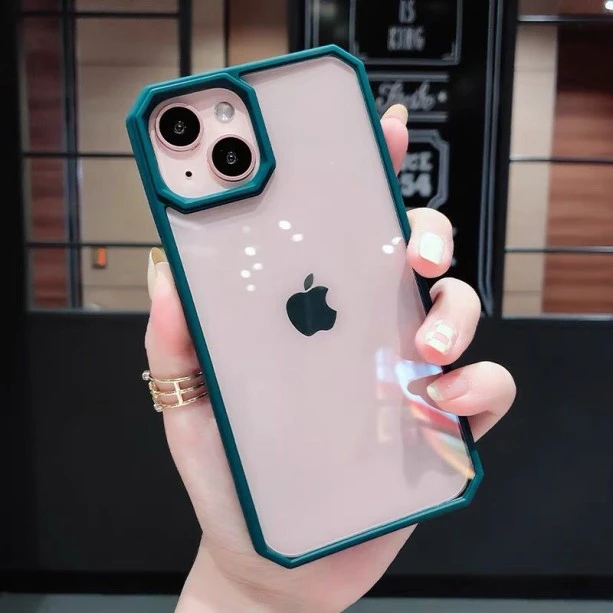 Dark Green Bumper Shockproof Case For iPhone 13 Series