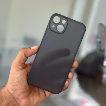 Black Slim Transparent Ultra Thin Case For iPhone 13