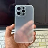 White Slim Transparent Ultra Thin Case For iPhone 14 Pro Max