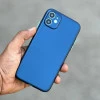 Blue Slim Transparent Ultra Thin Case For iPhone 11