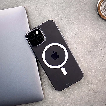 Anti Yellow Clear Case For iPhone 15 Plus - MagSafe , Scratch Resistant