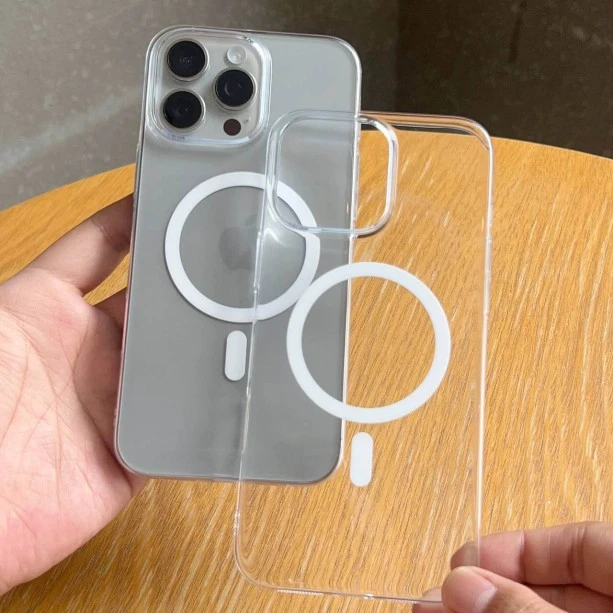 Anti Yellow Clear Case For iPhone 16 Pro - MagSafe , Scratch Resistant