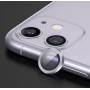Metal Ring Camera Lens Screen Protector Tempered Glass for iPhone Lavender - Set of 2/3