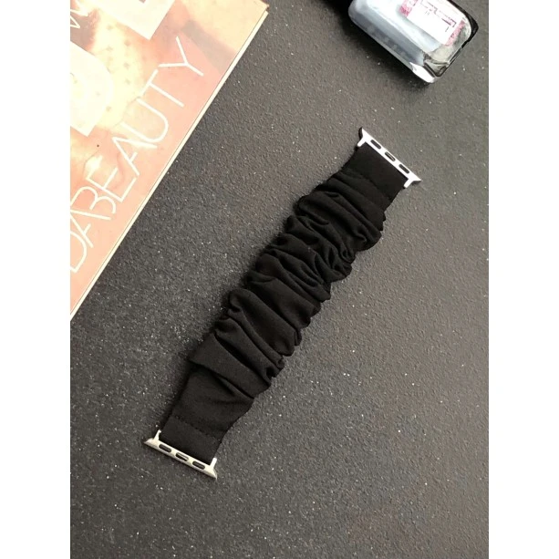 iWatch Strap For Girls Scrunchies Band Compatible With Apple Watch Series SE/7/6/5/4/3/2/1 For Size (38/40/41mm) Design 112