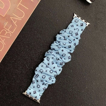 iWatch Strap For Girls Scrunchies Band Compatible With Apple Watch Series Ultra/8/SE/7/6/5/4/3/2/1 Design 118