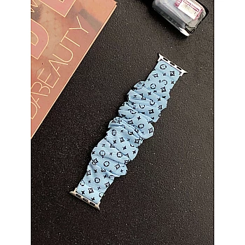 iWatch Strap For Girls Scrunchies Band Compatible With Apple Watch Series Ultra/8/SE/7/6/5/4/3/2/1 Design 118