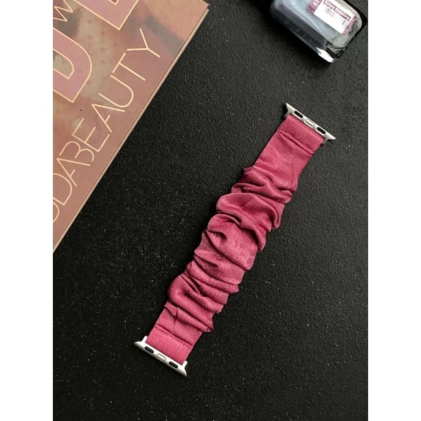 iWatch Strap For Girls Scrunchies Band Compatible With Apple Watch Series Ultra/8/SE/7/6/5/4/3/2/1  Design 127