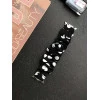 iWatch Strap For Girls Scrunchies Band Compatible With Apple Watch Series Ultra/8/SE/7/6/5/4/3/2/1 For Size (38/40/41mm)  Design 130