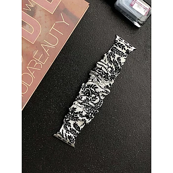 iWatch Strap For Girls Scrunchies Band Compatible With Apple Watch Series Ultra/8/SE/7/6/5/4/3/2/1 Design 133