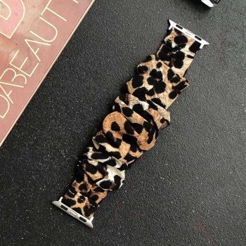 iWatch Strap For Girls Scrunchies Band Compatible With Apple Watch Series Ultra/8/SE/7/6/5/4/3/2/1 Design 135