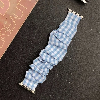 iWatch Strap For Girls Scrunchies Band Compatible With Apple Watch Series Ultra/8/SE/7/6/5/4/3/2/1 Design 137