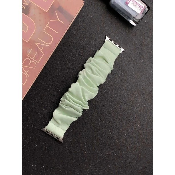 iWatch Strap For Girls Scrunchies Band Compatible With Apple Watch Series SE/7/6/5/4/3/2/1 Design 141