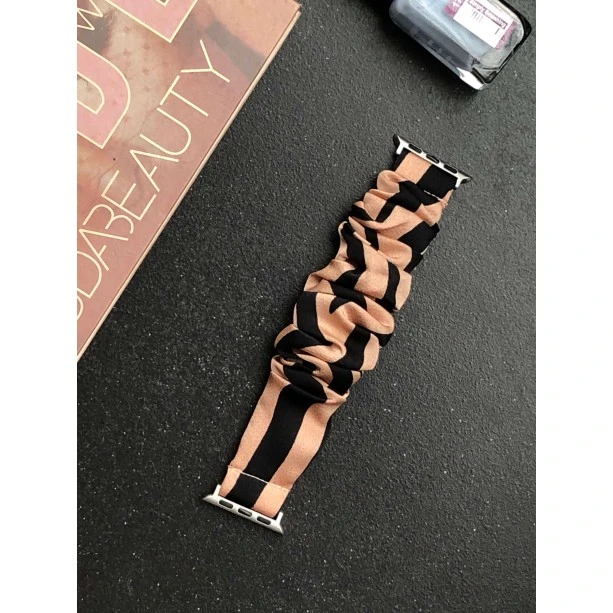 iWatch Strap For Girls Scrunchies Band Compatible With Apple Watch Series SE/7/6/5/4/3/2/1 Design 144
