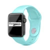 Aqua Green iWatch Silicone Strap Compatible with Watch Series Ultra/8/Se/7/6/5/4/3/2/1 Size: 42mm/44mm/45mm/49mm
