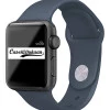 Dark Grey iWatch Silicone Strap Compatible with Watch Series Ultra/8/Se/7/6/5/4/3/2/1 Size: 38mm/40mm/41mm