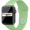 Mint Green iWatch Silicone Strap Compatible with Watch Series Ultra/8/Se/7/6/5/4/3/2/1 Size: 42mm/44mm/45mm/49mm