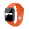 Nova Orange  iWatch Silicone Strap Compatible with Watch Series Ultra/8/Se/7/6/5/4/3/2/1 Size: 42mm/44mm/45mm/49mm